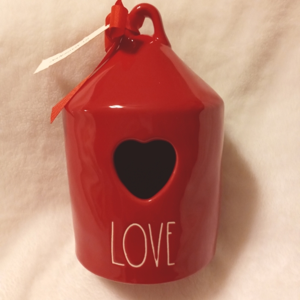 COPY - Rae Dunn Love birdhouse